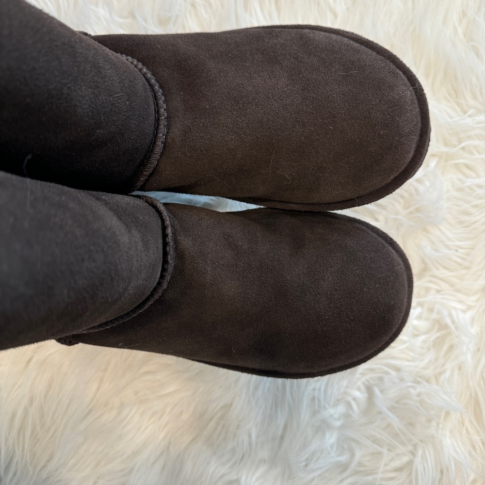 NEW❗️BearPaw Elle Short 1959W Women's Winter Boots - Dark Brown“Earth” size 11 - Picture 6 of 8